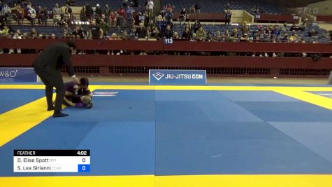 Donia Elise Spott vs Susanna Lea Sirianni 2024 Pan IBJJF Jiu-Jitsu No-Gi Championship