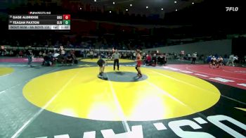 6A Boys 132 lbs Champ. Round 1 - Gage Aldridge, Oregon City Boys vs Teagan Paxton, Cleveland Boys