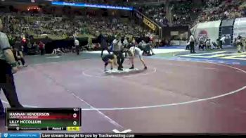 100 lbs 3rd Place Match - Hannah Henderson, Lafayette (Wildwood) vs Lilly Mccollum, Eureka