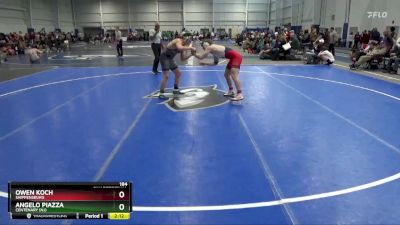 184 lbs Quarterfinal - Angelo Piazza, Centenary (NJ) vs Owen Koch, Shippensburg