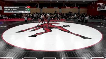 285 lbs Champ. Round 2 - Christopher Smith, Clayton Valley School vs Nicholas Aken, American Canyon