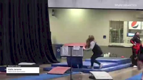 Halle Jansma - Women's Group, TAGS South Gymnastics - 2021 Women's Xcel Region 4 Championships