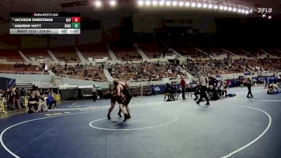 215-D1 Quarterfinal - Andrew Hoyt, Desert Vista High School vs Jackson Sweetman, Brophy College Preparatory