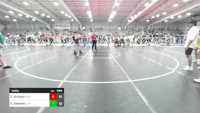 100 lbs Rr Rnd 1 - Chad Artman, Quest School Of Wrestling MS vs Cole Desiano, CTWHALE