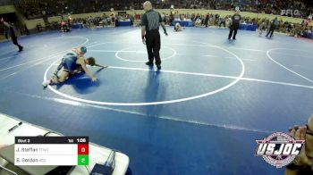 112 lbs Round Of 32 - Jack Steffan, Team Tulsa Wrestling Club vs Brayson Gordon, Blaine County Grapplers