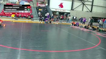 174 lbs 5th Place Match - Konner Burch, Central Methodist vs Tre`Vyon Chatman, Missouri Valley