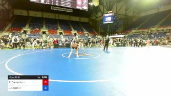 112 lbs Cons 16 #1 - Rachel Camacho, Utah vs Lindsey Lopez, Colorado