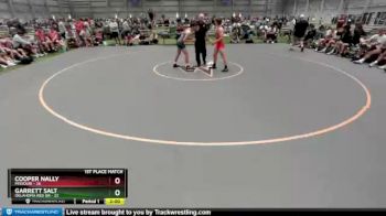 126 lbs Placement Matches (8 Team) - Cooper Nally, Missouri vs Garrett Salt, Oklahoma Red GR