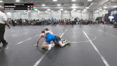 126 lbs Round 1 (10 Team) - Evan Durand, Maryland Mallets vs Steve Reed, New England Gold