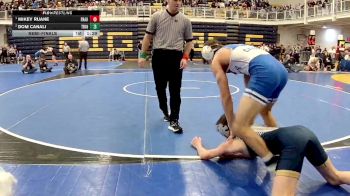 127 lbs Semifinal - Mikey Ruane, Franklin Regional vs Dom Canali, Trinity
