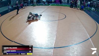 113 lbs Quarterfinal - Asher Millward, Utah vs Camden Kuntz, Idaho