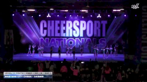 Masters City Cheer - Daisies [2026 L1.1 Youth - PREP - D2 - B Day 1] 2026 CHEERSPORT National All Star Cheerleading Championship