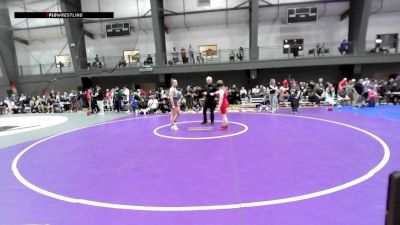 Junior Girls FS - 135 lbs Cons. Round 5 - Katelyn Wiseman, OR vs Courtney Hunt, ID