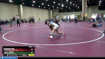 125 lbs Round 3 (6 Team) - Karson Poe, Alabama Elite Gold vs Cruz Hezel, Troup County WC