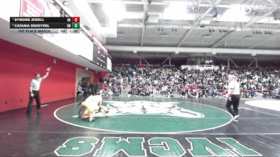 155 lbs 1st Place Match - Symone Jewell, Northgate vs Catania Dekeyrel, San Marin