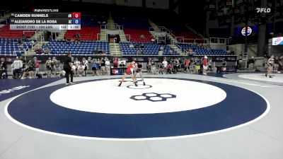 100 lbs Cons. Sub-rd Of 16 - Camden Runnels, AR vs Alejandro De La Rosa, AZ
