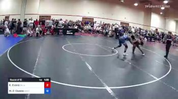 71 lbs Round Of 16 - Kj Evans, Oklahoma Regional Training Center vs Marcus Espinoza-Owens, Sanderson Wrestling Academy