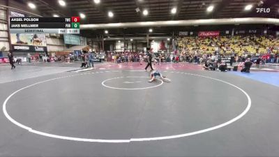 75 lbs Semifinal - Aksel Polson, Thermopolis Wrestling Club vs Jaks Mellmer, Pursuit