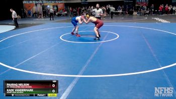 189 lbs Champ. Round 1 - Paaraq Nelson, Mt. Edgecumbe High School vs Kade Vandermark, Nome High School