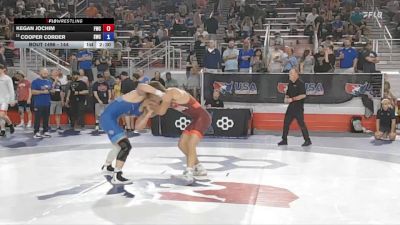 144 lbs Cons. Round 2 - Kegan Jochim, Franklin Wrestling Club vs Cooper Corder, Sandwich Wrestling Club