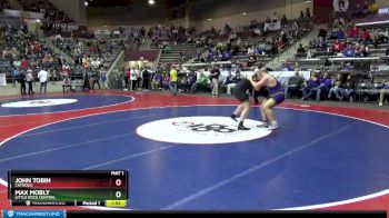 6A 215 lbs Cons. Round 1 - John Tobin, Catholic vs Max Mobly, Little Rock Central