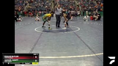 4A 144 lbs Quarterfinal - Samuel Gantt, Pine Forest vs Khaliq Butler, Porter Ridge