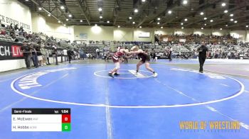 170 lbs Semifinal - Ezekiel McEwen, Mat Demon Wrestling Club vs Hunter Hobbs, Upper Valley Aces