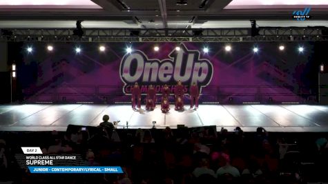 World Class All Star Dance - Supreme [2025 Junior - Contemporary/Lyrical - Small Day 2] 2025 One Up Grand Nationals