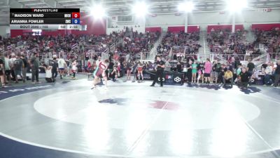 155 lbs Champ. Round 1 - Madison Ward, Michigan vs Arianna Fowler, Samurai Wrestling Club