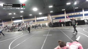126 lbs Consi Of 32 #2 - Saxon Bristol, Flow Academy HI vs Kian Kanekoa, 208 Spartans
