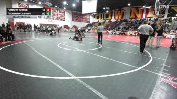 106 lbs Quarterfinal - Lorenzo Castillo, Calvary Chapel vs Joesph Torres, La Serna