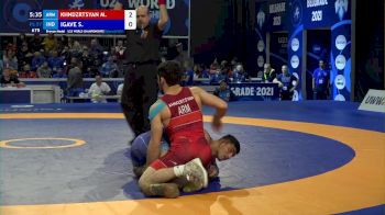 57 kg Final 3-5 - Manvel Khndzrtsyan, Arm vs Saurabh Madhukar Igave, Ind