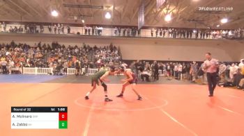 106 lbs Prelims - Anthony Molinaro, Don Bosco Prep vs Aidan Zabbo, Bishop Hendricken