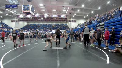 80 lbs Quarterfinal - Johnny Ralston, Chandler Takedown Club vs Charlie Flanery, Cowboy Wrestling Club