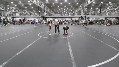 50 lbs Round 3 - Zendaya Aimable, Team Diamond Fish vs Ava Rosario, Ground Up USA