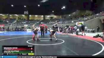 160 lbs Round 1 (4 Team) - Holton Halstead, 5A Thurston vs Brandon Wood, 5A Redmond 2