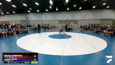 180 lbs Round 1 (4 Team) - Nichya Pemberton, South Carolina vs Alison Evans, Colorado