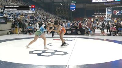170 lbs Cons. Rd Of 16 - Mya Dobrinski, Oklahoma vs Amelia Soltis, Wisconsin