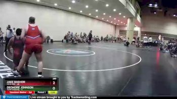 285 lbs Round 9 (10 Team) - Deondre Johnson, Team Dynamic vs Jake Bashor, S.E.O. Red