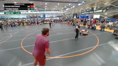 132 lbs Champ. Round 2 - Thomas Banas, Unattached vs Colton Whittaker, Unattached