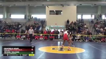 197 lbs Semifinal - Michael Sullivan, College At Brockport vs Demitreus Henry, State University Of New York At Cortland
