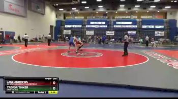285 lbs Champ. Round 1 - Jake Andrews, CA State University Bakersfield vs Trevor Tinker, Unattached