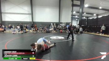 120 lbs 2nd Place Match - Andrew Gray, South West Washington Wrestling Club vs Jackson Losee, FordDynastyWrestlingClub