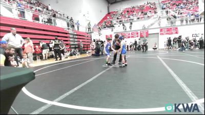 49 lbs Consi Of 16 #1 - Barrett Kline, Piedmont vs Aleister Stark, Choctaw Ironman