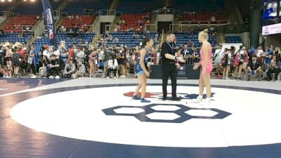 130 lbs Cons. Rd Of 32 - Caroline Pohlman, Iowa vs Eletise Fager, Utah