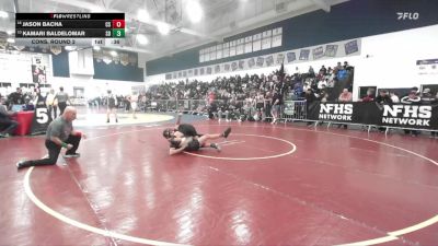 138 lbs Cons. Round 2 - Kamari Baldelomar, San Dimas vs Jason Bacha, Canyon Springs