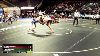 165 Class 2 lbs Quarterfinal - Elijah Sanders, Richmond vs Case Melzer, Harrisonville