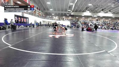 131 lbs Cons. Round 5 - Elizabeth Duvall, Texas Wesleyan vs Alexandra Szkotnicki, McKendree University