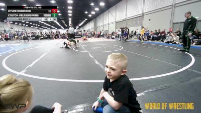 68 lbs Rr Rnd 2 - Kyler Robinson, Full Circle 12U vs Colton Oeltjenbruns, Wyoming Underground