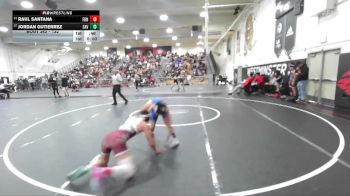 132 lbs Cons. Round 2 - Jordan Gutierrez, Santa Ana Valley vs Raul Santana, Fontana